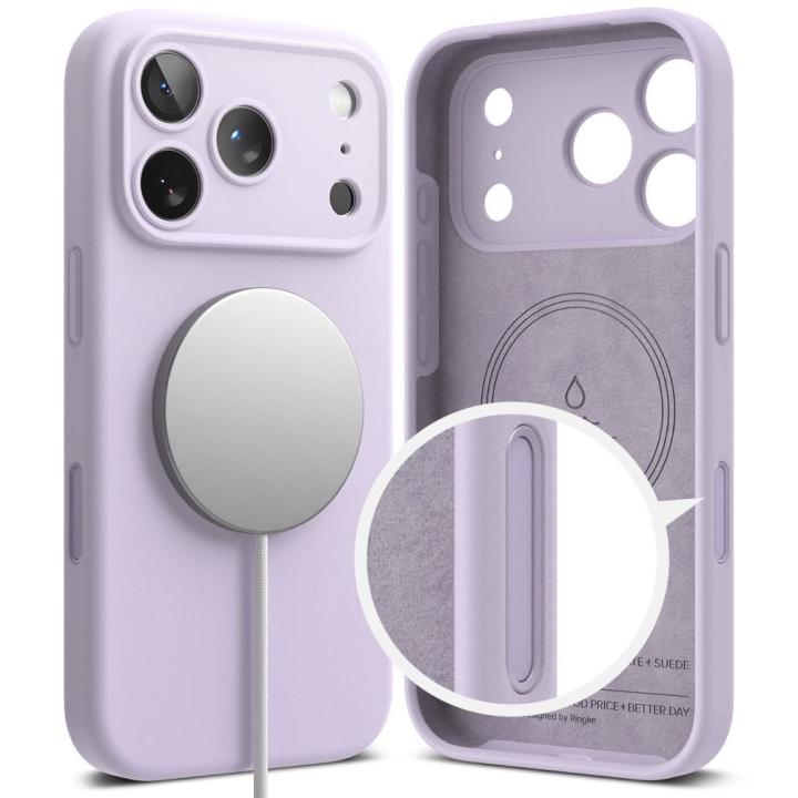 RINGKE SILICONE MAGNETIC MAGSAFE IPHONE 17 PRO MAX LIGHT PURPLE