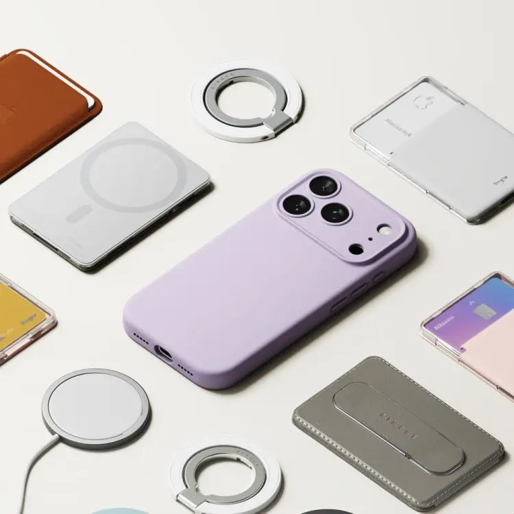 RINGKE SILICONE MAGNETIC MAGSAFE IPHONE 17 PRO MAX LIGHT PURPLE