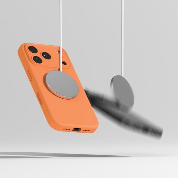 RINGKE SILICONE MAGNETIC MAGSAFE IPHONE 17 PRO MAX TANGERINE