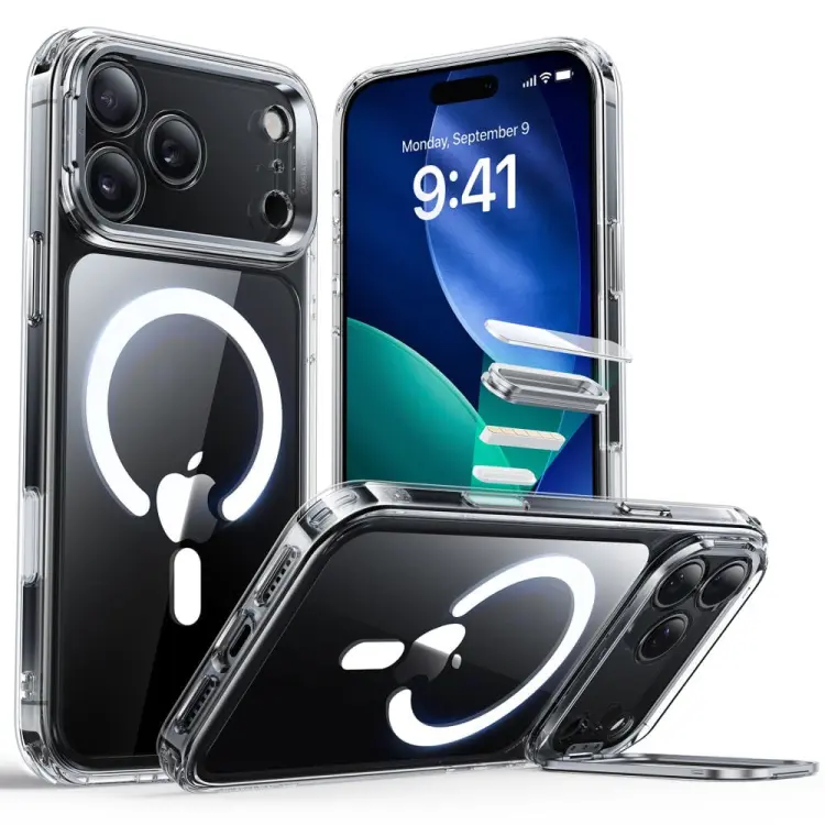 ESR CLASSIC HYBRID KICKSTAND MAGSAFE IPHONE 17 PRO MAX CLEAR