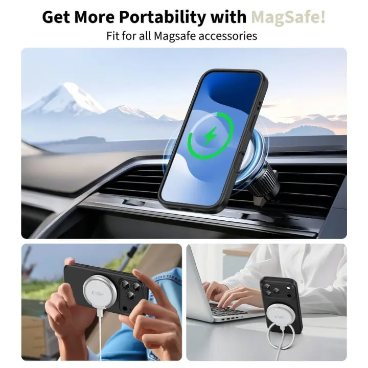 TECH-PROTECT SILICONE MAGSAFE IPHONE 17 PRO MAX BLACK