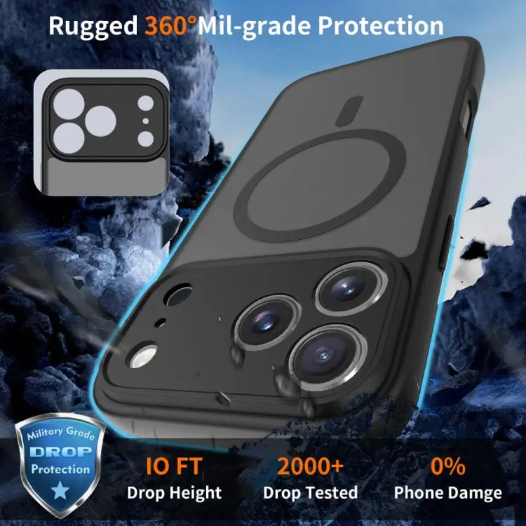 TECH-PROTECT BASICMAG MAGSAFE IPHONE 17 PRO MAX MATTE BLACK
