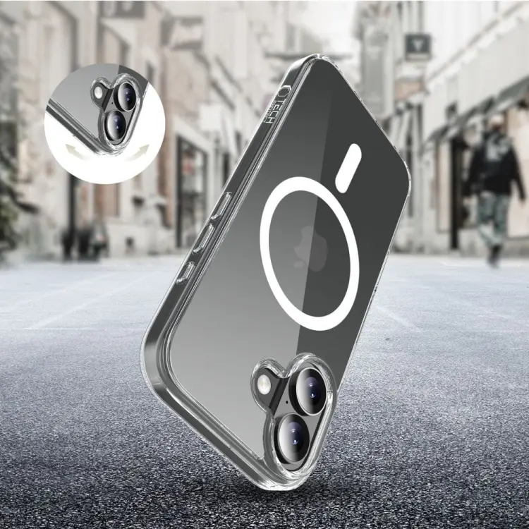 TECH-PROTECT FLEXAIR HYBRID MAGSAFE IPHONE 17 CLEAR