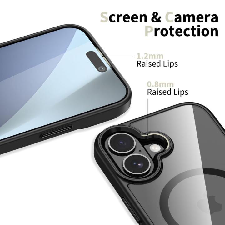 TECH-PROTECT MAGMAT MAGSAFE IPHONE 17 BLACK/CLEAR
