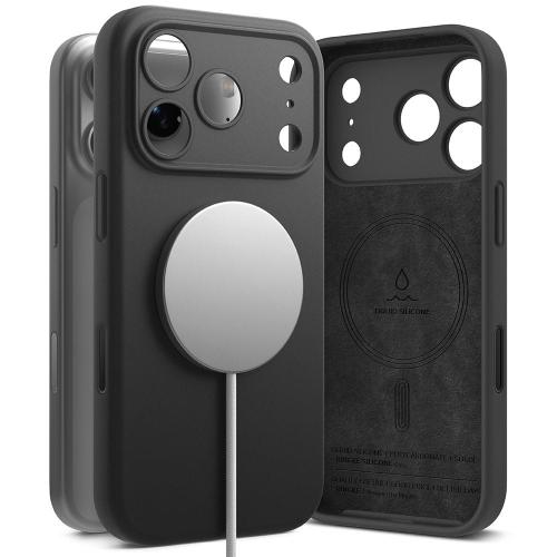 RINGKE SILICONE MAGNETIC MAGSAFE IPHONE 17 PRO BLACK