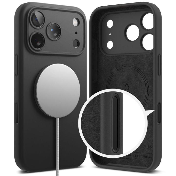 RINGKE SILICONE MAGNETIC MAGSAFE IPHONE 17 PRO BLACK