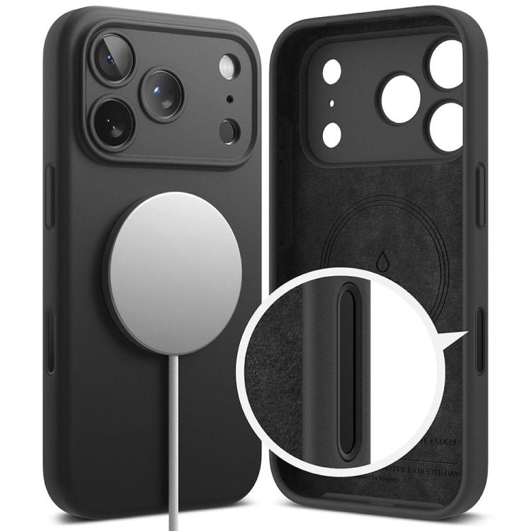 RINGKE SILICONE MAGNETIC MAGSAFE IPHONE 17 PRO BLACK