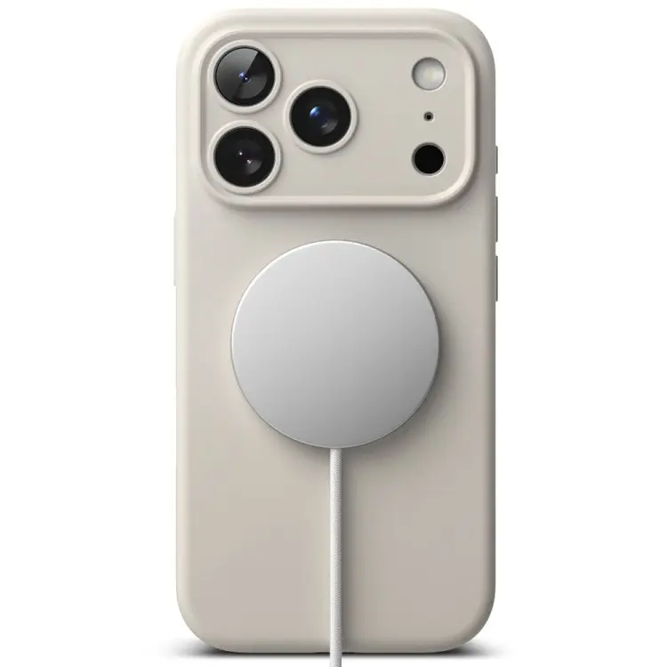 RINGKE SILICONE MAGNETIC MAGSAFE IPHONE 17 PRO STONE