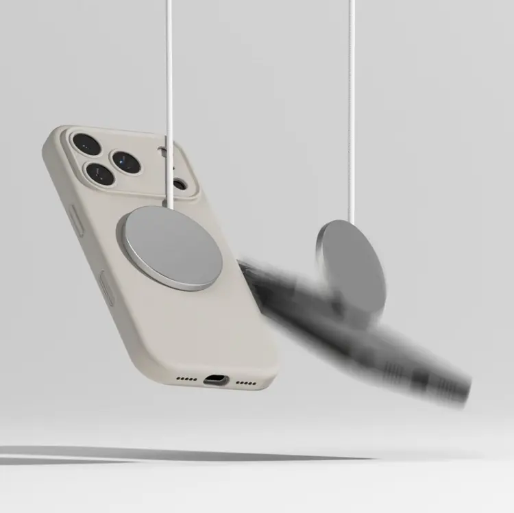 RINGKE SILICONE MAGNETIC MAGSAFE IPHONE 17 PRO STONE