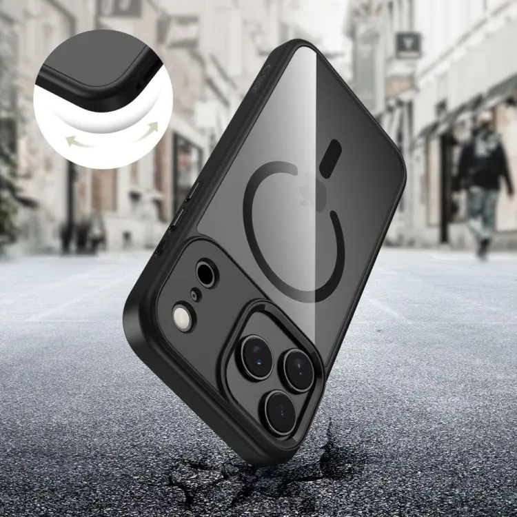 TECH-PROTECT MAGMAT MAGSAFE IPHONE 17 PRO BLACK/CLEAR
