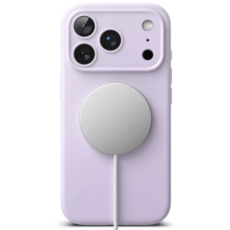 RINGKE SILICONE MAGNETIC MAGSAFE IPHONE 17 PRO LIGHT PURPLE