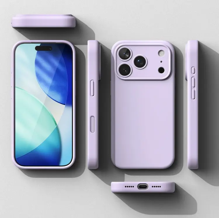 RINGKE SILICONE MAGNETIC MAGSAFE IPHONE 17 PRO LIGHT PURPLE