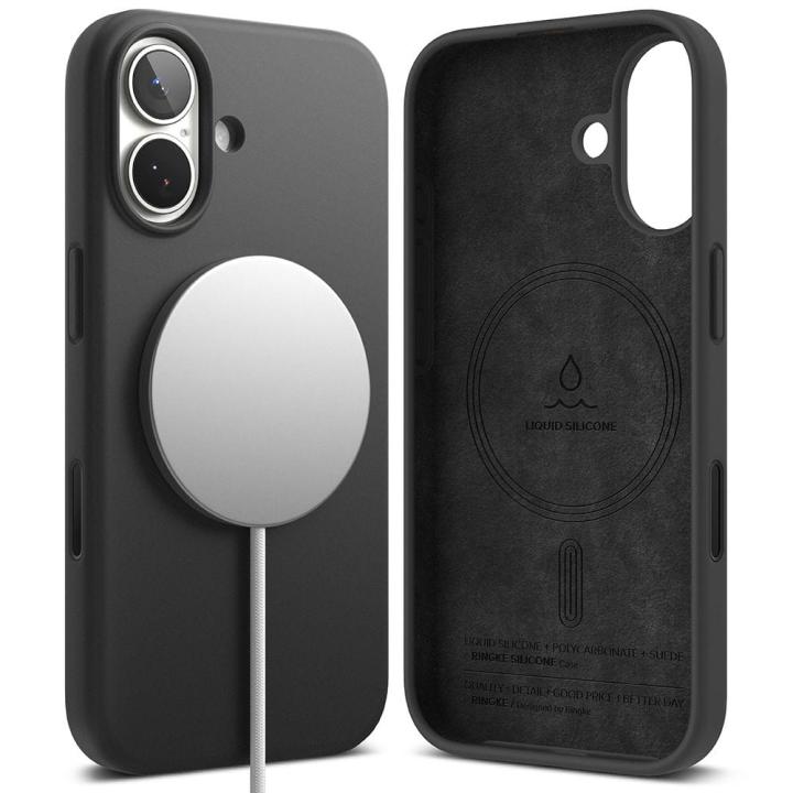 RINGKE SILICONE MAGNETIC MAGSAFE IPHONE 17 BLACK
