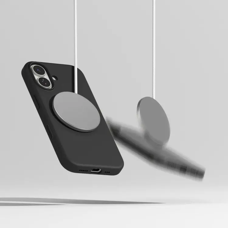RINGKE SILICONE MAGNETIC MAGSAFE IPHONE 17 BLACK