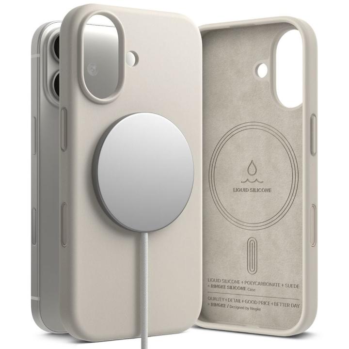RINGKE SILICONE MAGNETIC MAGSAFE IPHONE 17 STONE