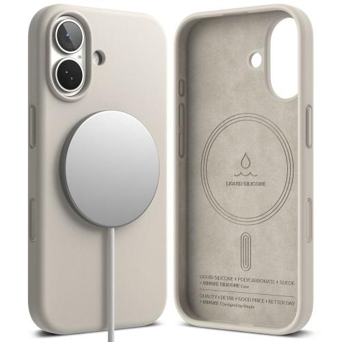 RINGKE SILICONE MAGNETIC MAGSAFE IPHONE 17 STONE
