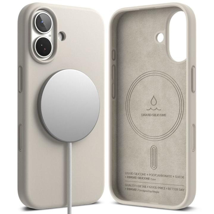 RINGKE SILICONE MAGNETIC MAGSAFE IPHONE 17 STONE