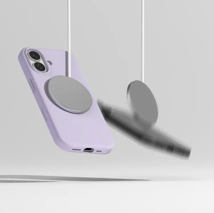 RINGKE SILICONE MAGNETIC MAGSAFE IPHONE 17 LIGHT PURPLE