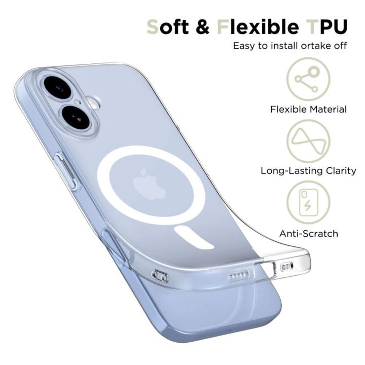 TECH-PROTECT FLEXAIR MAGSAFE IPHONE 17 CLEAR