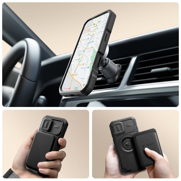 TECH-PROTECT KEVLAR MAGSAFE IPHONE 17 BLACK