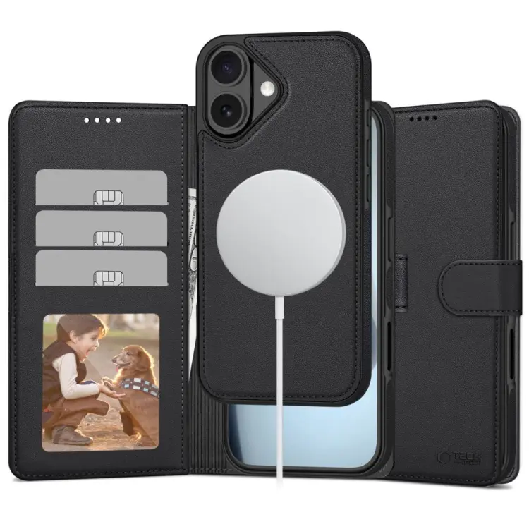 TECH-PROTECT WALLET MAGSAFE IPHONE 17 MATTE BLACK