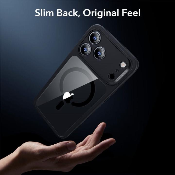 ESR CLASSIC HYBRID MAGSAFE & TEMPERED GLASS IPHONE 17 PRO CLEAR/BLACK