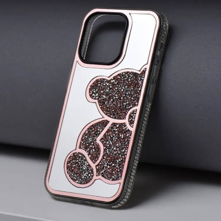 Futerał TEDDY BEAR do IPHONE 17 różowy