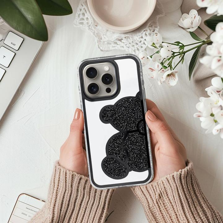 Futerał TEDDY BEAR do IPHONE 17 czarny