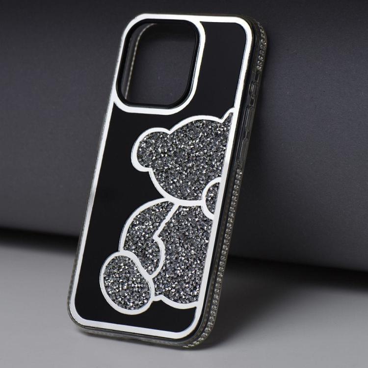 Futerał TEDDY BEAR do IPHONE 17 Pro srebrny