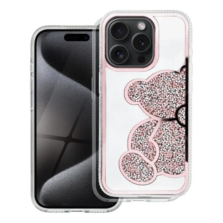 Futerał TEDDY BEAR do IPHONE 17 Air różowy