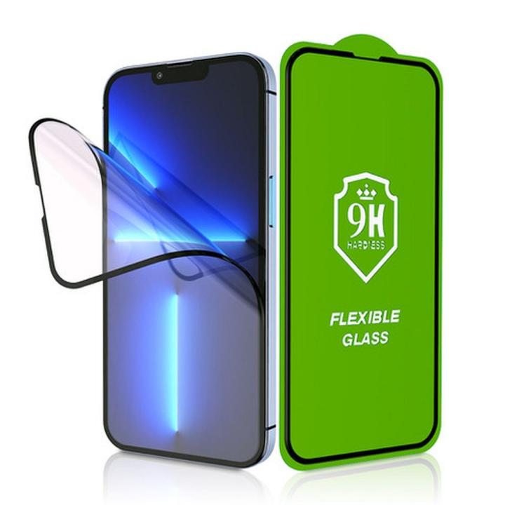 Szkło hybrydowe Bestsuit Flexible 5D Full Glue do iPhone 17 Pro Max czarny