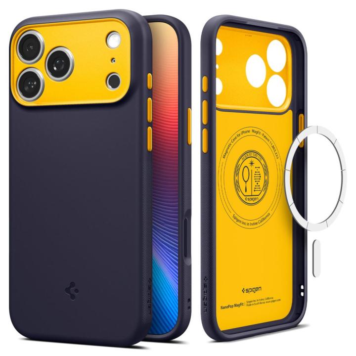 SPIGEN NANO POP MAG MAGSAFE IPHONE 17 PRO BLUEBERRY NAVY