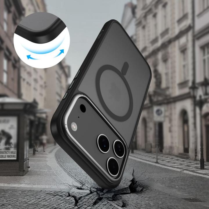 TECH-PROTECT MAGEDGE MAGSAFE IPHONE 17 PRO MATTE BLACK/GUNMETAL