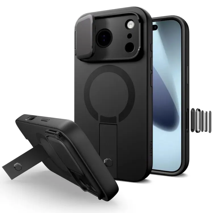 TECH-PROTECT KEVLAR AURA MAGSAFE IPHONE 17 PRO BLACK