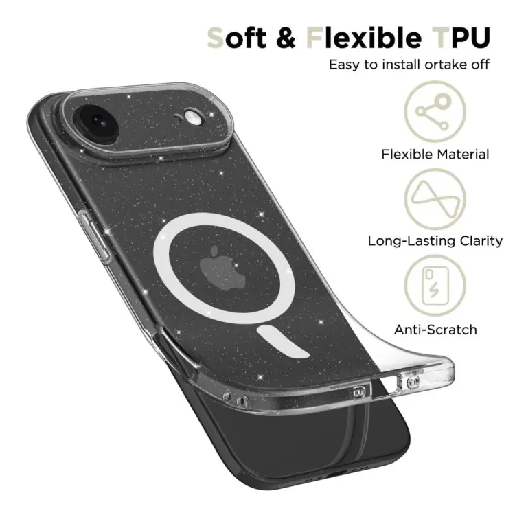 TECH-PROTECT FLEXAIR MAGSAFE IPHONE 17 AIR GLITTER
