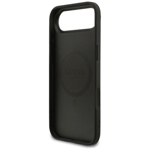 GUESS futerał do IPHONE 17 Air kompatybilny z MagSafe GUHMP17MG4GFRK (PU 4G Ring Classic Logo) czarny