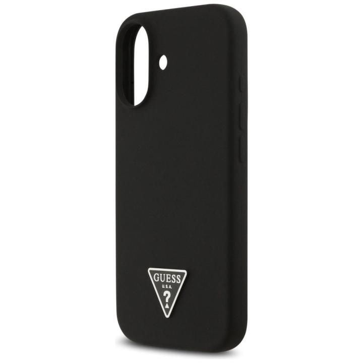 GUESS futerał do IPHONE 17 kompatybilny z MagSafe GUHMP17SSCTRLMK (Silicone W/ Triangle Logo) czarny