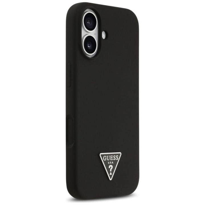GUESS futerał do IPHONE 17 kompatybilny z MagSafe GUHMP17SSCTRLMK (Silicone W/ Triangle Logo) czarny
