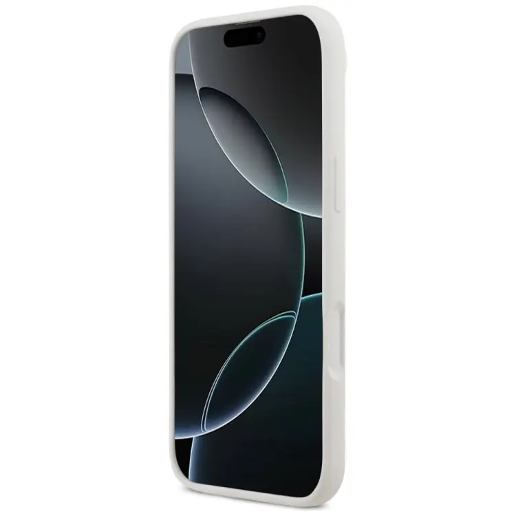 KARL LAGERFELD futerał do IPHONE 17 Air kompatybilny z MagSafe KLHMP17MSKIGROH (Silicone W/ KL Sketch & Logo) biały