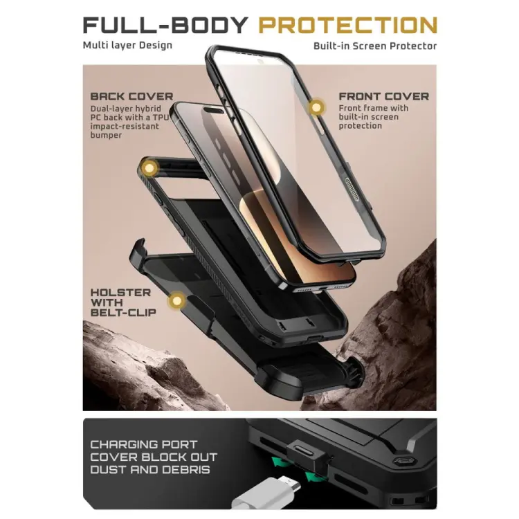 SUPCASE UB PRO IPHONE 17 AIR BLACK