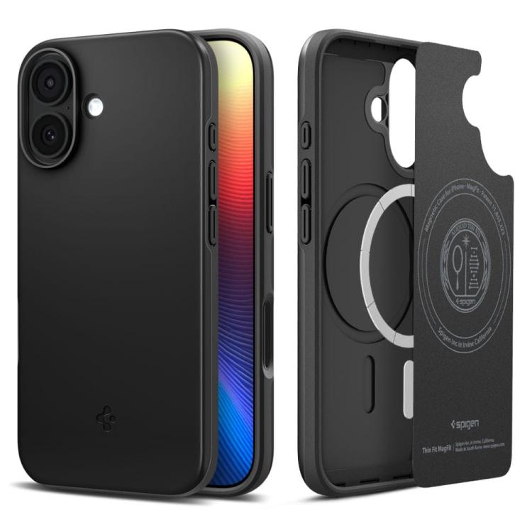 SPIGEN THIN FIT MAG MAGSAFE IPHONE 17 BLACK