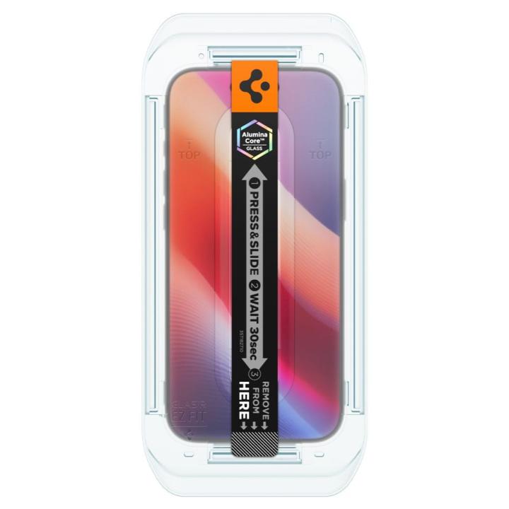 SZKŁO HARTOWANE SPIGEN GLAS.TR ”EZ FIT” 2-PACK IPHONE 17 AIR CLEAR