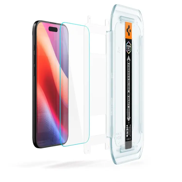 SZKŁO HARTOWANE SPIGEN GLAS.TR ”EZ FIT” 2-PACK IPHONE 17 AIR CLEAR