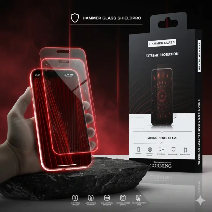 Szkło hartowane Hammer Glass ShieldPRO by Corning do Samsung Galaxy S25