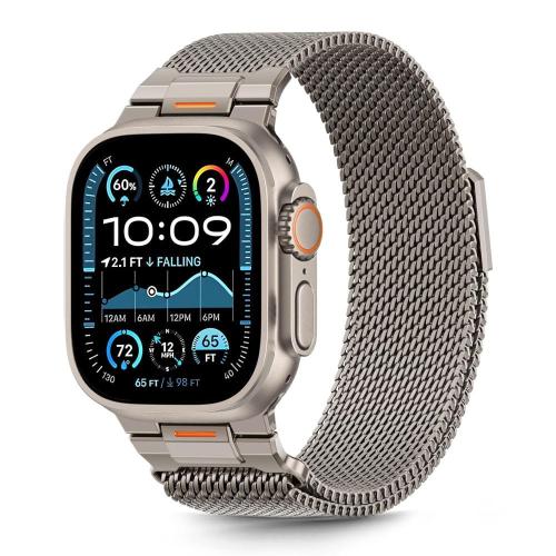 TECH-PROTECT MILANO VANGUARD APPLE WATCH 8 / 9 / 10 / 11 / SE / ULTRA (44 / 45 / 46 / 49 MM) TITANIUM