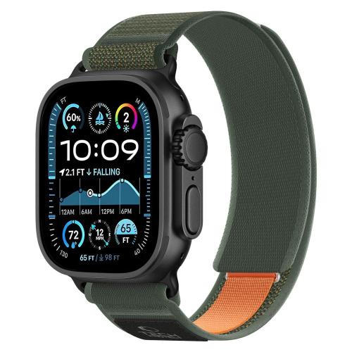 TECH-PROTECT NYLON ELITE APPLE WATCH 8 / 9 / 10 / 11 / SE / ULTRA (44 / 45 / 46 / 49 MM) GREEN/ORANGE