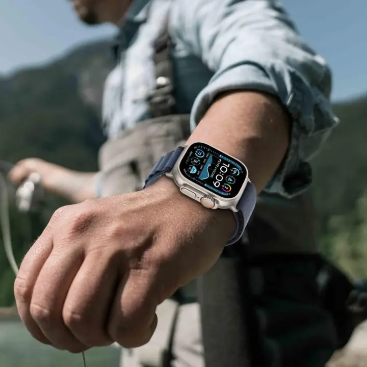 TECH-PROTECT NYLON PRO APPLE WATCH 8 / 9 / 10 / 11 / SE / ULTRA (44 / 45 / 46 / 49 MM) NAVY / BLUE