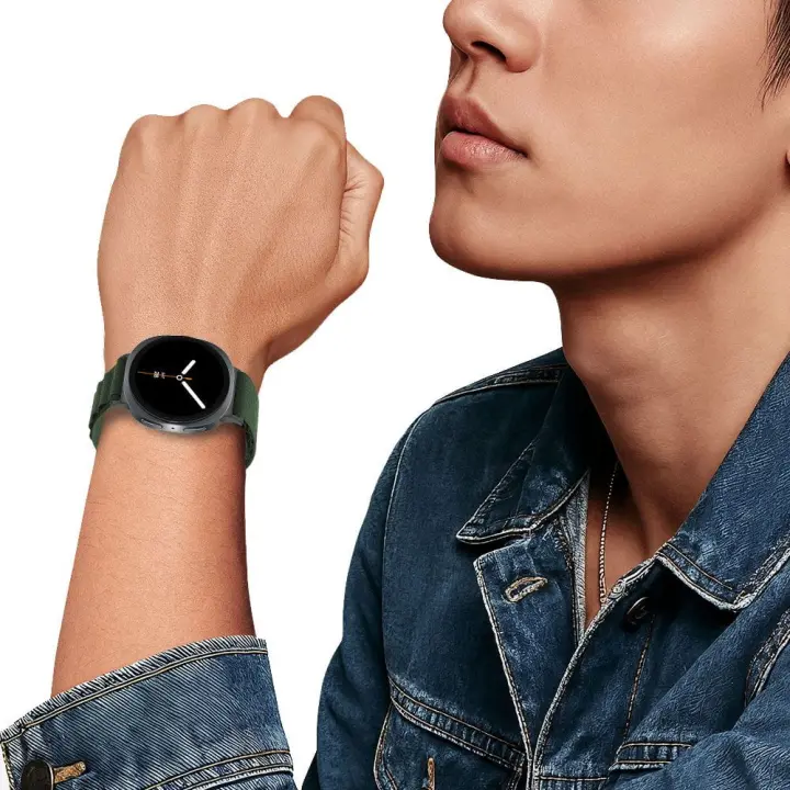 TECH-PROTECT NYLON PRO SAMSUNG GALAXY WATCH 8 / CLASSIC (40 / 44 / 46 MM) ARMY GREEN