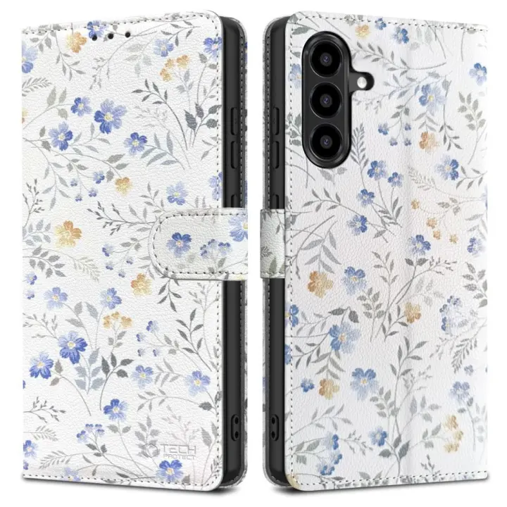 TECH-PROTECT WALLET GALAXY A57 5G SPRING FLOWERS