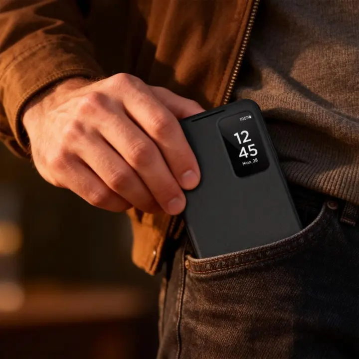 TECH-PROTECT SMART WALLET GALAXY A57 5G MATTE BLACK